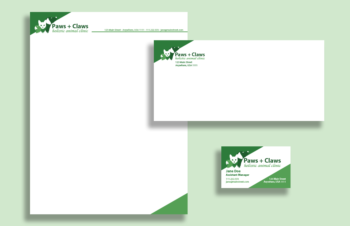 Paws and Claws Branding Suite Pieces