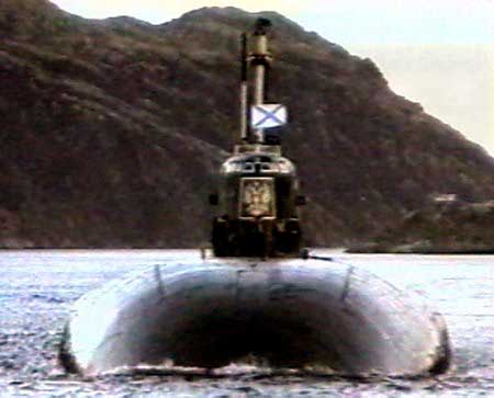 K-141 Kursk Sailing Out of Murmansk (?)
