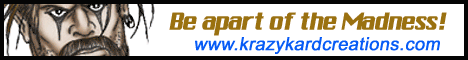 You may place this banner on your site and link it to krazykardcreations.com