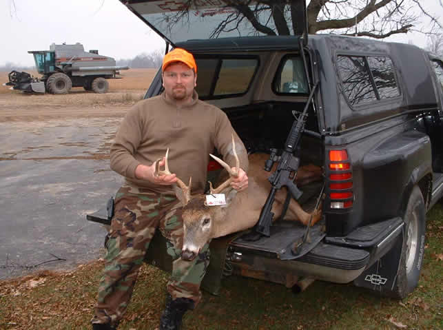 Aaron with Whitetail Deer