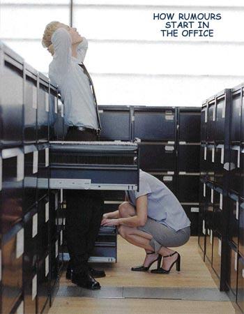 How rumours start in the office