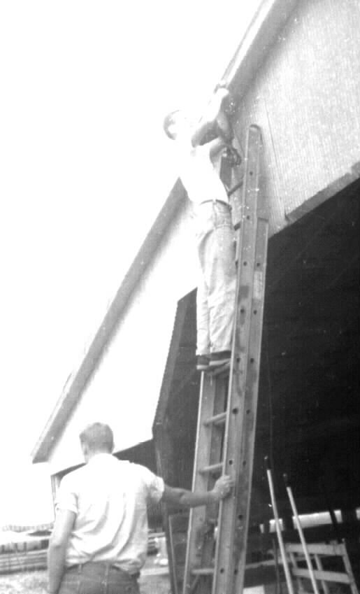 Ed had no fear of heights.
