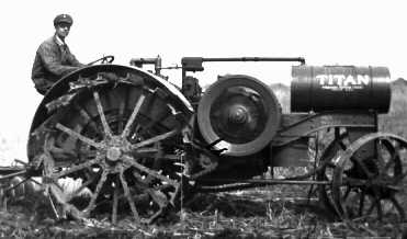 CARL GILLESPIE ON AN OLD TRACTOR?