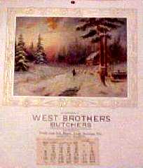 WEST BROTHERS BUTCHERS CALENDAR