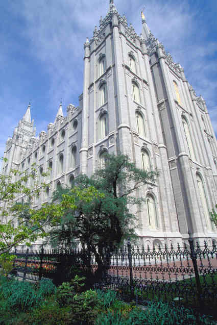 Morman Temple in Salt Lake City, UT