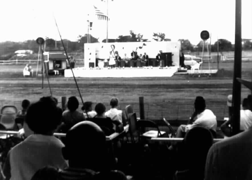 Each Program Began with the National Anthem