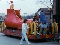 Downer Grove Xmas Parade McDonalds Float