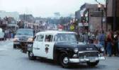Downer Grove Xmas Parade Old Police Car