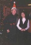 Fireside Xmas: Rob & Angela (how does he keep it up? 12-6-98