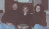 Kevin's Holiday Turkey Dinner: Rob, Diana, Angela ~12-24-98