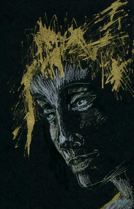 PRINCE/ gold pen, gel pen, marker