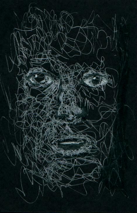 SCRIBBLE/ gel pen, marker