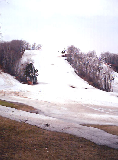 ski slope at Horseshoe
             Resort