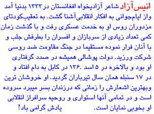 on Anis Azad