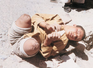 One of tens of thousands of victims