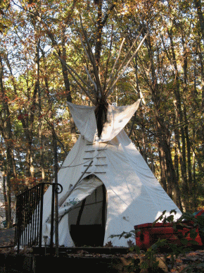 The teepee - October 19, 2007 - Autumn again!