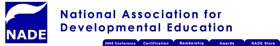 Link to National Association for Developmental Educators