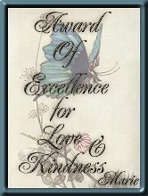 Marie's Love and Kindbess 
award