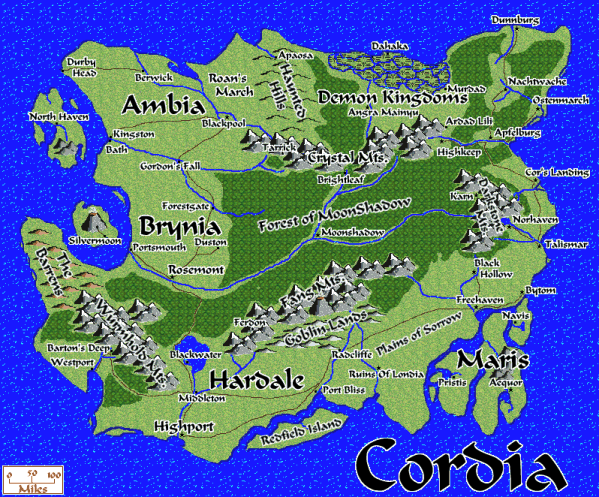 Cordia Map