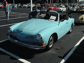 VW Karman Ghia Vert at Crystal Lake, IL.