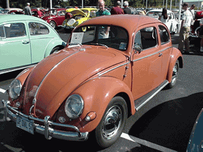 Pink oval VW