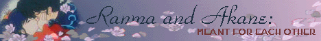 Ranma and Akane: Meant for Each Other