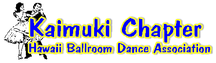 Hawaii Ballroom Dance Association - Kaimuki Chapter