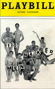 Playbill for 10 Naked Men
