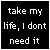 My Life Hatelisting