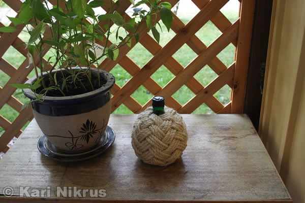 covered bottle