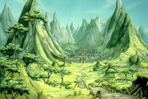 Walk along the  p a t h  to Enter