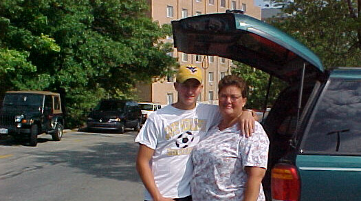 Brian and Lynn.......Lyon Tower in the Background