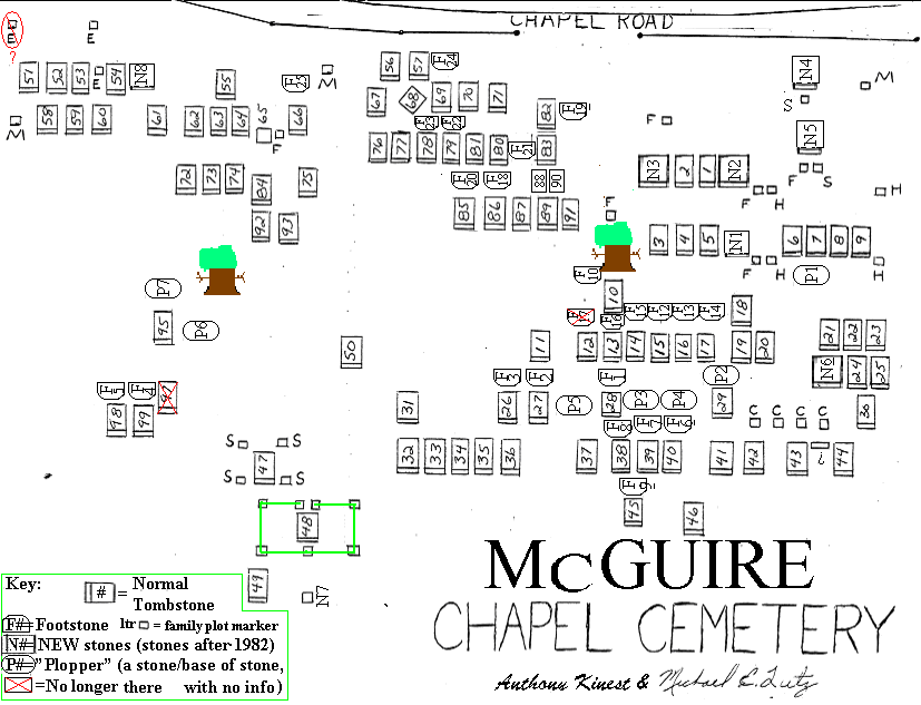 Gravestone map