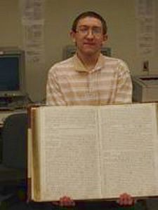 A overview of the book, opened