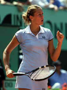 Jana at Roland Garros