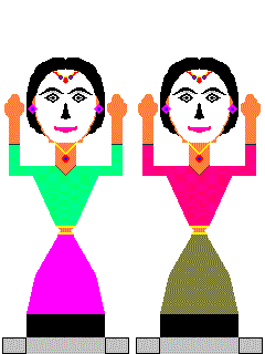 Tanjore Head-shaking Girl Dolls! (Thanjavur Thalayatti Sirumi Bommais!), kandorUSA 2004