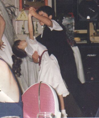 Kids dancing at my sister's wedding