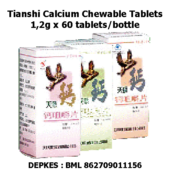 Tianshi Calcium Chewable Tablets