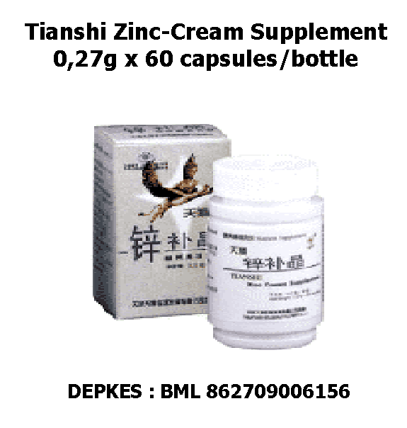 Tianshi Zinc-Cream Supplement