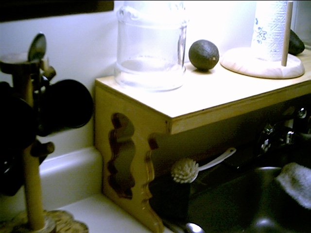 need an extra shelf but dont have the space, put it over the sink