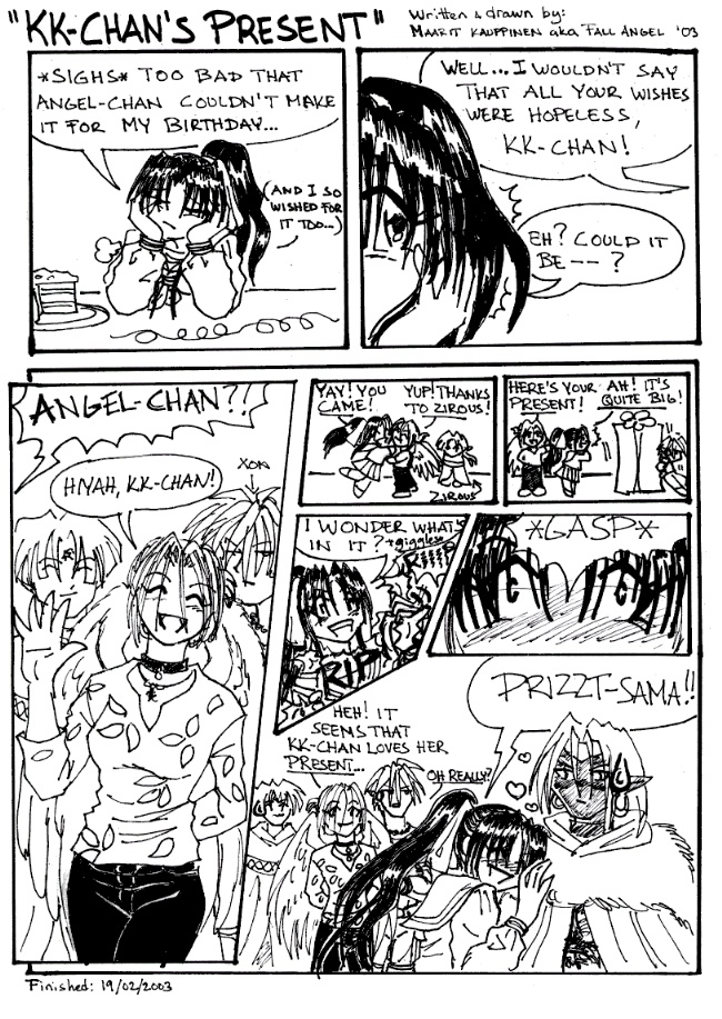it's a cute short strip!