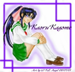 yes, kaoru in kagome's clothes ^_^x