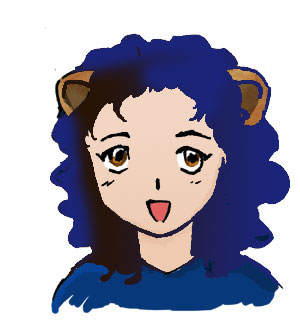 this is my portrait for the anime club