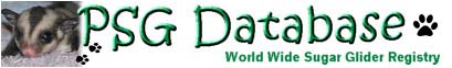 Visit the Pet Sugar Gliders Database