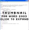 thumbnail: source code looks like this in Word2003