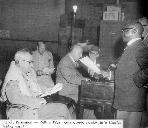 Tiomkin at work