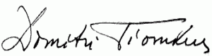 Dimitri Tiomkin signature