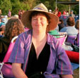 Karen at the Vancouver Folk Festival