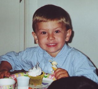 Connor at Easter 2001