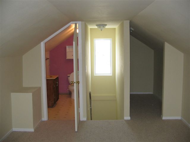 Eventually, the bath will receive a dormer in which I will recess the vanity, shift the toilet and add a shower